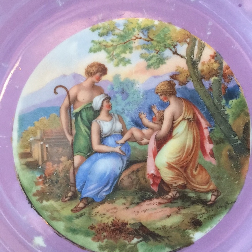 Angelica Kauffman Porcelain Plate
